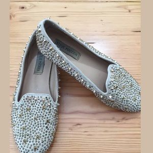 Steve Madden Embellished Flats 6.5